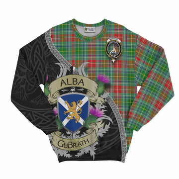 Muirhead Tartan Family Crest Sweatshirt Lion Rampant Royal Thistle Shield Celtic Inspired Unisex - Tartan Vibes Clothing