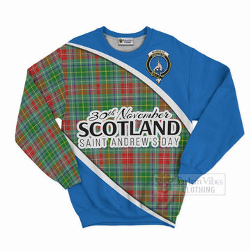 Muirhead Family Crest Tartan Sweatshirt Celebrate Saint Andrew's Day in Style Unisex - Tartan Vibes Clothing