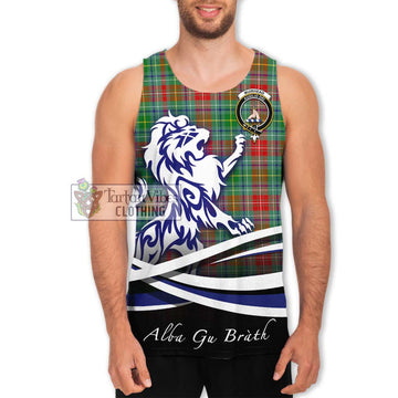 Muirhead Tartan Men's Tank Top with Alba Gu Brath Regal Lion Emblem Men - Tartan Vibes Clothing