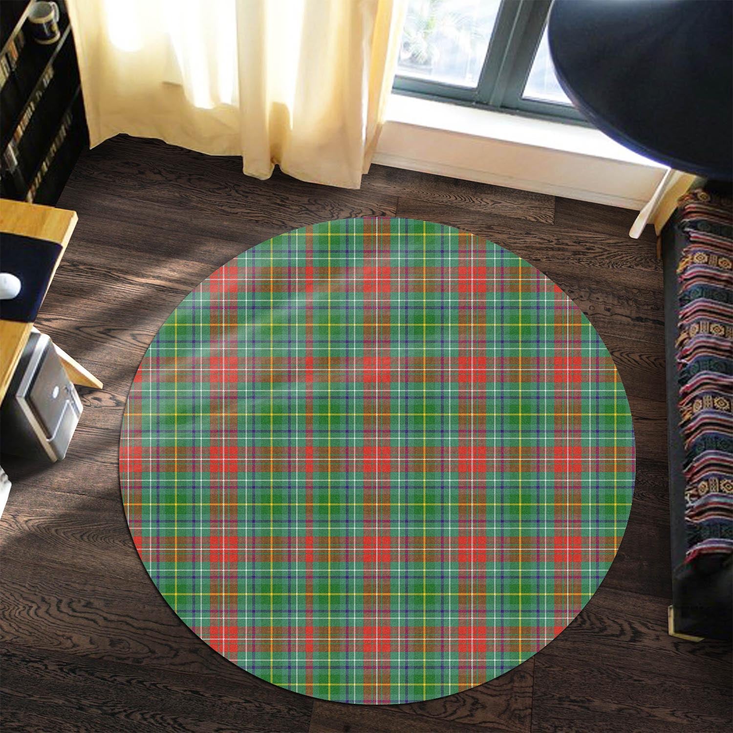 Muirhead Tartan Round Rug Premium Round Rug - Tartan Vibes Clothing