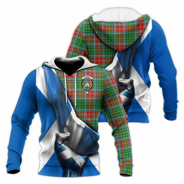 Muirhead Tartan Knitted Hoodie with Family Crest Scotland Patriotic Style Unisex Knitted Pullover Hoodie - Tartan Vibes Clothing