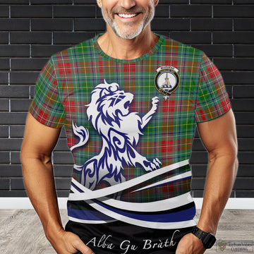Muirhead Tartan T-Shirt with Alba Gu Brath Regal Lion Emblem Kid's Shirt - Tartan Vibes Clothing