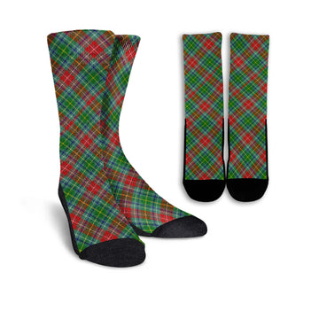 Muirhead Tartan Crew Socks Cross Style Crew Socks - Tartan Vibes Clothing