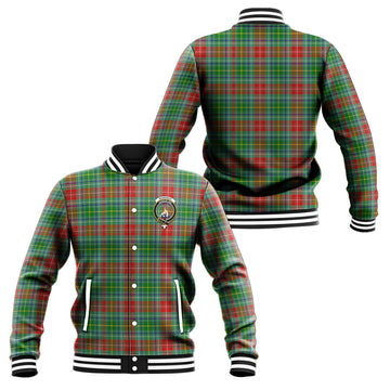 Muirhead Tartan Baseball Jacket with Family Crest Unisex - Tartan Vibes Clothing