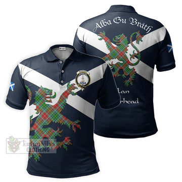 Muirhead Tartan Lion Rampant Polo Shirt Proudly Display Your Heritage with Alba Gu Brath and Clan Name Kid - Tartan Vibes Clothing