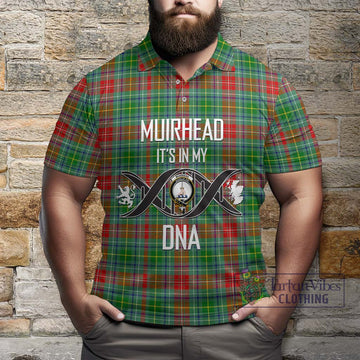 Muirhead Tartan Polo Shirt with Family Crest DNA In Me Style Kid - Tartan Vibes Clothing