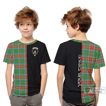 Muirhead Tartan Kid T-Shirt with Family Crest and Half Of Me Style Youth XL Size14 - Tartan Vibes Clothing