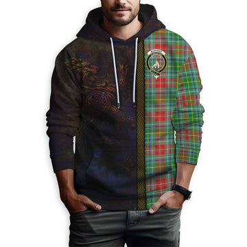 Muirhead Tartan Family Crest Hoodie Alba Gu Brath Be Brave Lion Ancient Style