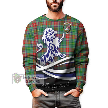 Muirhead Tartan Sweatshirt with Alba Gu Brath Regal Lion Emblem Unisex - Tartan Vibes Clothing