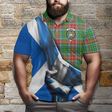 Muirhead Tartan Polo Shirt with Family Crest Scotland Patriotic Style Kid - Tartan Vibes Clothing