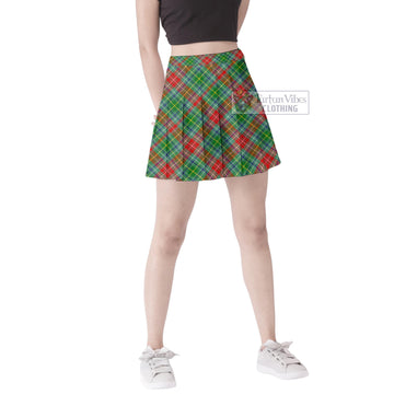 Muirhead Tartan Women's Plated Mini Skirt Cross Style Female - Tartan Vibes Clothing
