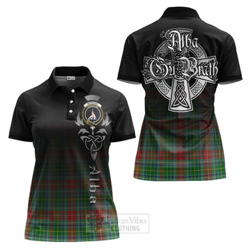 Muirhead Tartan Women's Polo Shirt Featuring Alba Gu Brath Family Crest Celtic Inspired Women - Tartan Vibes Clothing