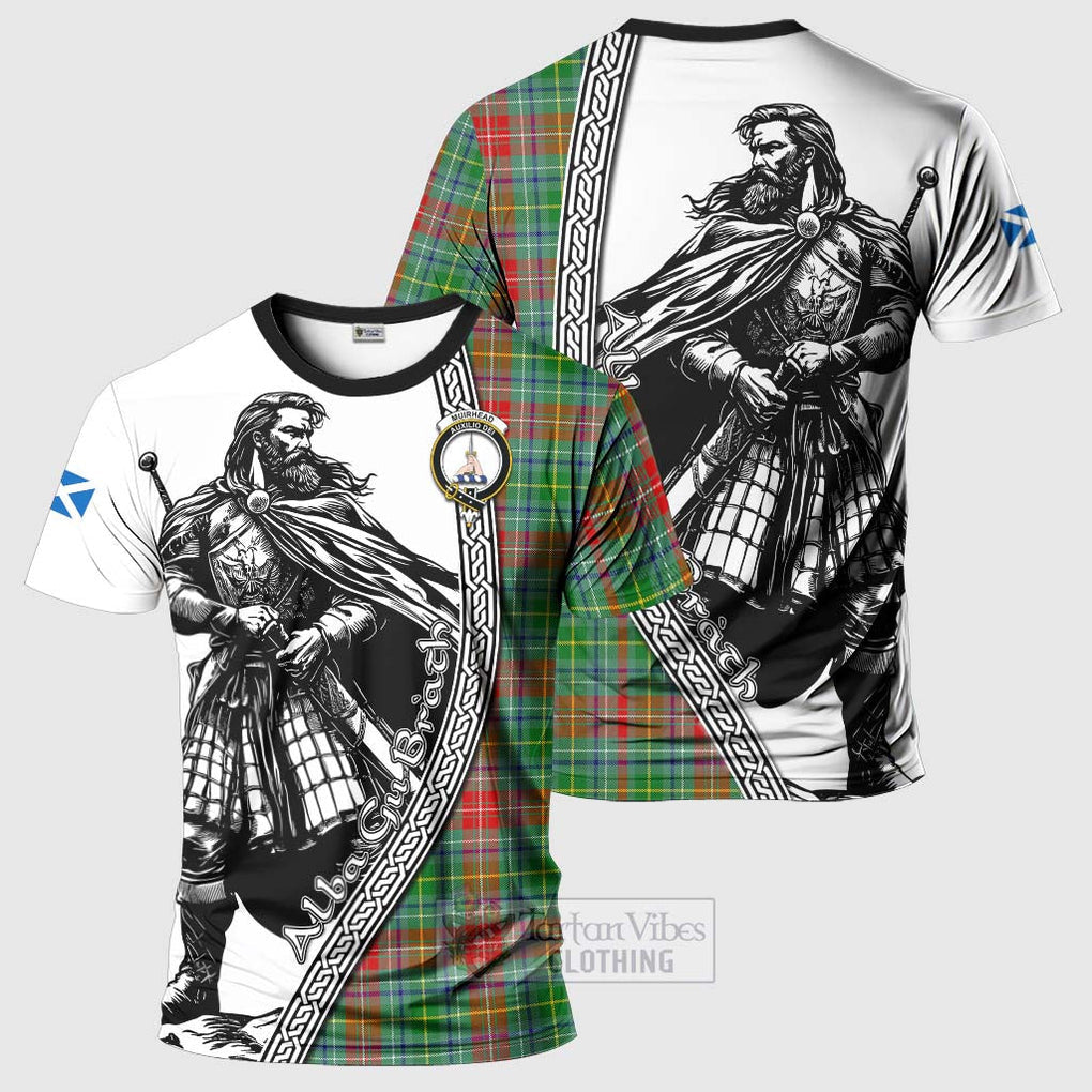 Muirhead Tartan Clan Crest T-Shirt with Highlander Warrior Celtic Style Kid's Shirt - Tartan Vibes Clothing