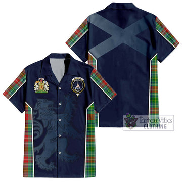 Muirhead Tartan Hawaiian Shirt with Family Crest and Lion Rampant Vibes Sport Style Kid - Tartan Vibes Clothing