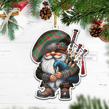 Muirhead Tartan Bagpiper Gnome Christmas Ornament - Tartan Vibes Clothing