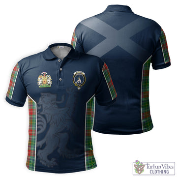 Muirhead Tartan Men's Polo Shirt with Family Crest and Lion Rampant Vibes Sport Style Kid - Tartan Vibes Clothing