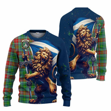 Muirhead Tartan Family Crest Knitted Sweater with Scottish Majestic Lion Unisex - Tartan Vibes Clothing