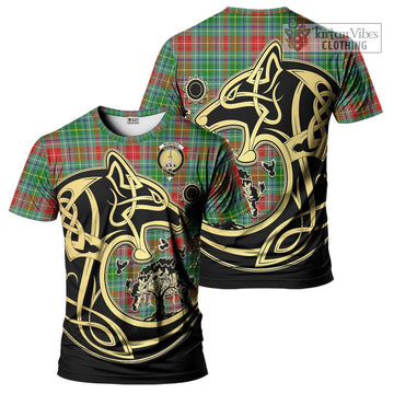 Muirhead Tartan T-Shirt with Family Crest Celtic Wolf Style Kid's Shirt - Tartan Vibes Clothing