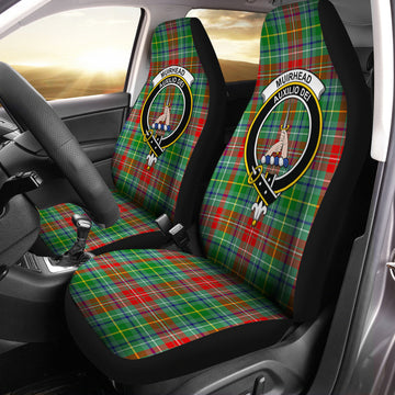Muirhead Tartan Car Seat Cover with Family Crest One Size - Tartan Vibes Clothing