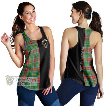 Muirhead Tartan Women's Racerback Tanks with Family Crest and Half Of Me Style 4XL - Tartan Vibes Clothing