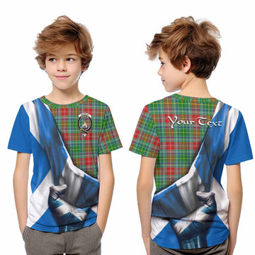 Muirhead Tartan Kid T-Shirt with Family Crest Scotland Patriotic Style Youth XL Size14 - Tartan Vibes Clothing