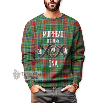Muirhead Tartan Sweatshirt with Family Crest DNA In Me Style Unisex - Tartan Vibes Clothing