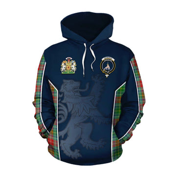 Muirhead Tartan Cotton Hoodie with Family Crest and Lion Rampant Vibes Sport Style Pullover Hoodie XS - Tartan Vibes Clothing