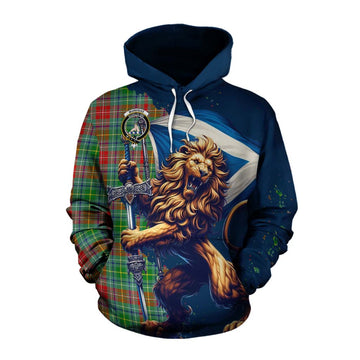 Muirhead Tartan Family Crest Cotton Hoodie with Scottish Majestic Lion Pullover Hoodie XS - Tartan Vibes Clothing