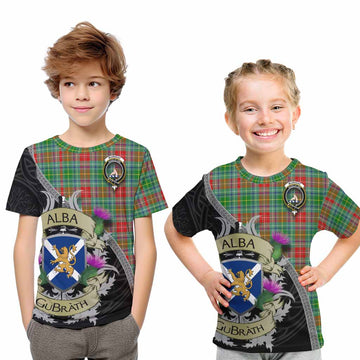 Muirhead Tartan Family Crest Kid T-Shirt Lion Rampant Royal Thistle Shield Celtic Inspired Youth XL Size14 - Tartan Vibes Clothing