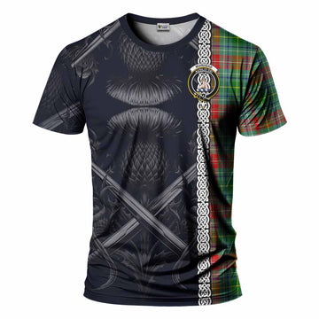 Muirhead Tartan T-Shirt with Family Crest Cross Sword Thistle Celtic Vibes Kid's Shirt - Tartan Vibes Clothing