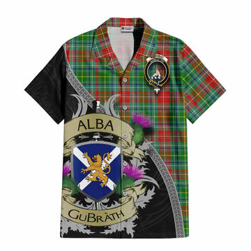 Muirhead Tartan Family Crest Hawaiian Shirt Lion Rampant Royal Thistle Shield Celtic Inspired Kid - Tartan Vibes Clothing