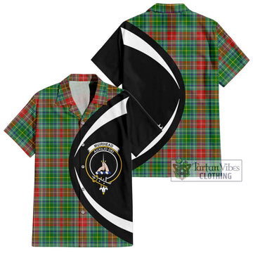 Muirhead Tartan Hawaiian Shirt with Family Crest Circle Style Kid - Tartan Vibes Clothing