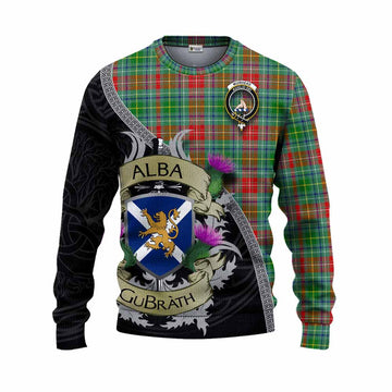 Muirhead Tartan Family Crest Knitted Sweater Lion Rampant Royal Thistle Shield Celtic Inspired Unisex - Tartan Vibes Clothing