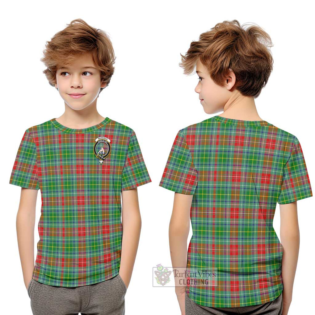 Muirhead Tartan Kid T-Shirt with Family Crest Youth XL Size14 - Tartanvibesclothing Shop