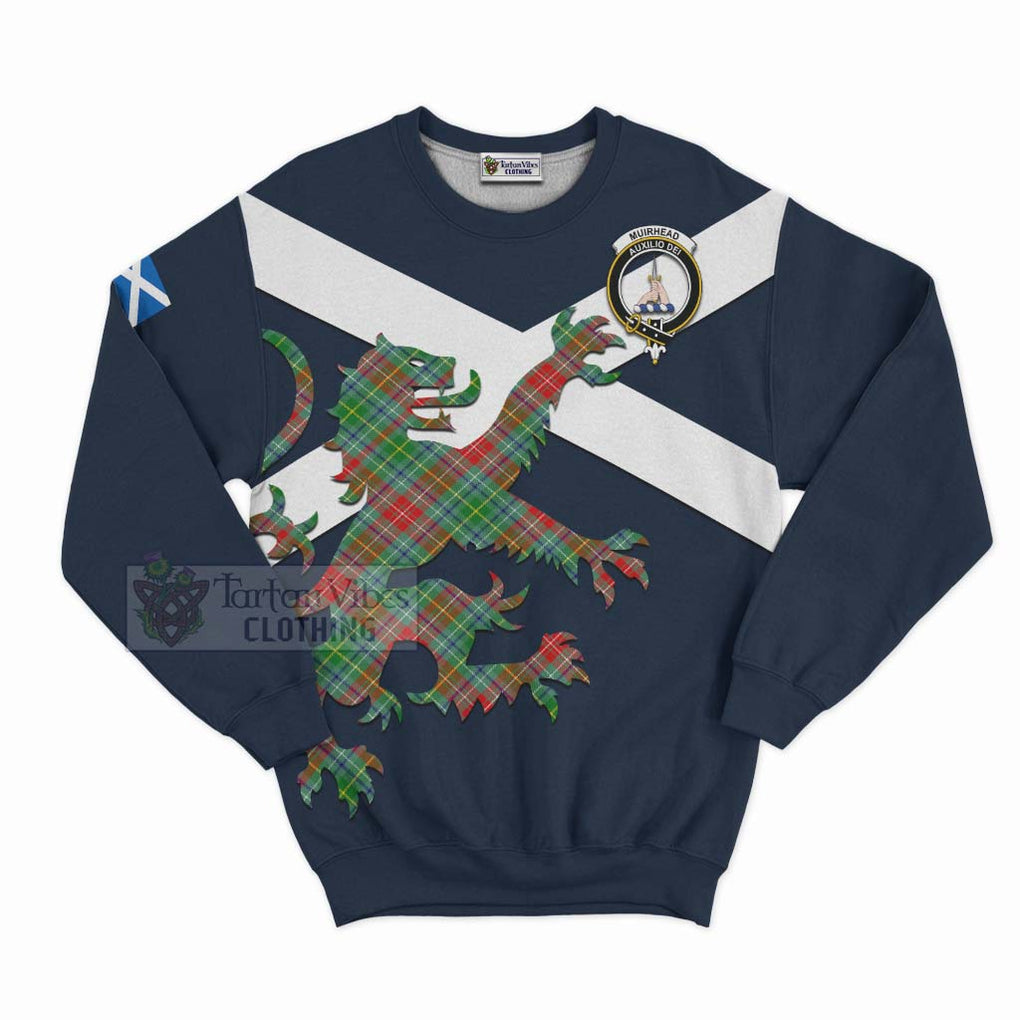 Muirhead Tartan Lion Rampant Sweatshirt Proudly Display Your Heritage with Alba Gu Brath and Clan Name Unisex - Tartan Vibes Clothing