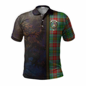 Muirhead Tartan Family Crest Polo Shirt Alba Gu Brath Be Brave Lion Ancient Style
