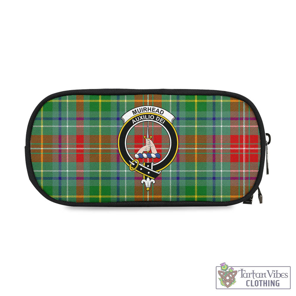 Muirhead Tartan Pen and Pencil Case with Family Crest One Size 4.13*8.74 inch - Tartan Vibes Clothing