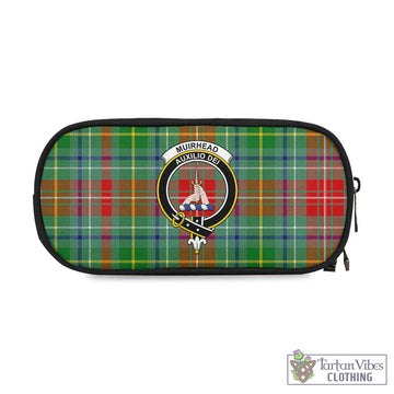Muirhead Tartan Pen and Pencil Case with Family Crest One Size 4.13*8.74 inch - Tartan Vibes Clothing