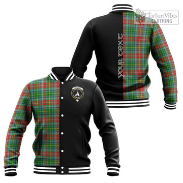 Muirhead Tartan Baseball Jacket with Family Crest and Half Of Me Style Unisex - Tartan Vibes Clothing