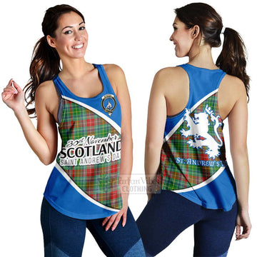 Muirhead Family Crest Tartan Women's Racerback Tanks Celebrate Saint Andrew's Day in Style 4XL - Tartan Vibes Clothing