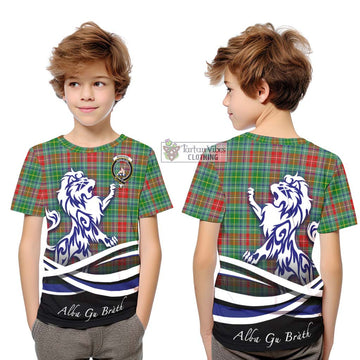 Muirhead Tartan Kid T-Shirt with Alba Gu Brath Regal Lion Emblem Youth XL Size14 - Tartan Vibes Clothing