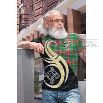 Muirhead Tartan Cotton T-shirt with Family Crest and Celtic Symbol Style Men's Shirt - Tartan Vibes Clothing