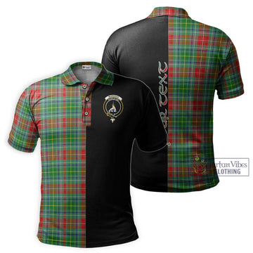 Muirhead Tartan Polo Shirt with Family Crest and Half Of Me Style Kid - Tartan Vibes Clothing