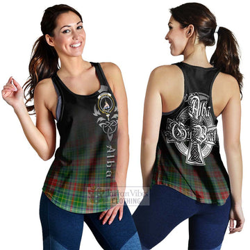 Muirhead Tartan Women's Racerback Tanks Featuring Alba Gu Brath Family Crest Celtic Inspired 4XL - Tartan Vibes Clothing