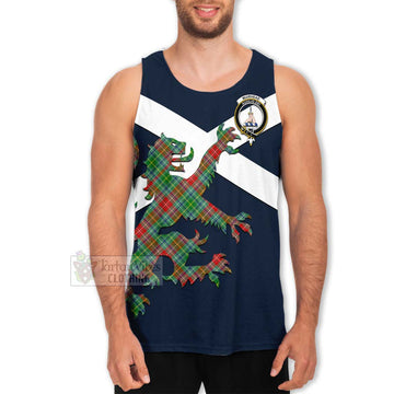 Muirhead Tartan Lion Rampant Men's Tank Top Proudly Display Your Heritage with Alba Gu Brath and Clan Name Men - Tartan Vibes Clothing