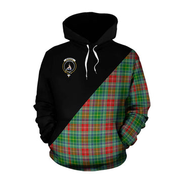 Muirhead Tartan Cotton Hoodie with Family Crest and Military Logo Style Pullover Hoodie XS - Tartan Vibes Clothing