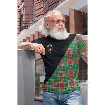 Muirhead Tartan Cotton T-shirt with Family Crest and Military Logo Style Men's Shirt - Tartan Vibes Clothing