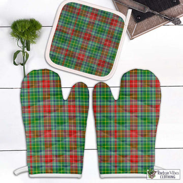 Muirhead Tartan Combo Oven Mitt & Pot-Holder Combo 2 Oven Mitt & 1 Pot-Holder Black - Tartan Vibes Clothing