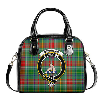 Muirhead Tartan Shoulder Handbags with Family Crest
