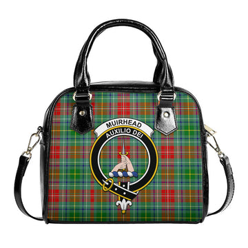 Muirhead Tartan Shoulder Handbags with Family Crest One Size 9*21*24 cm (3.54*8.27*9.45 inches) - Tartan Vibes Clothing